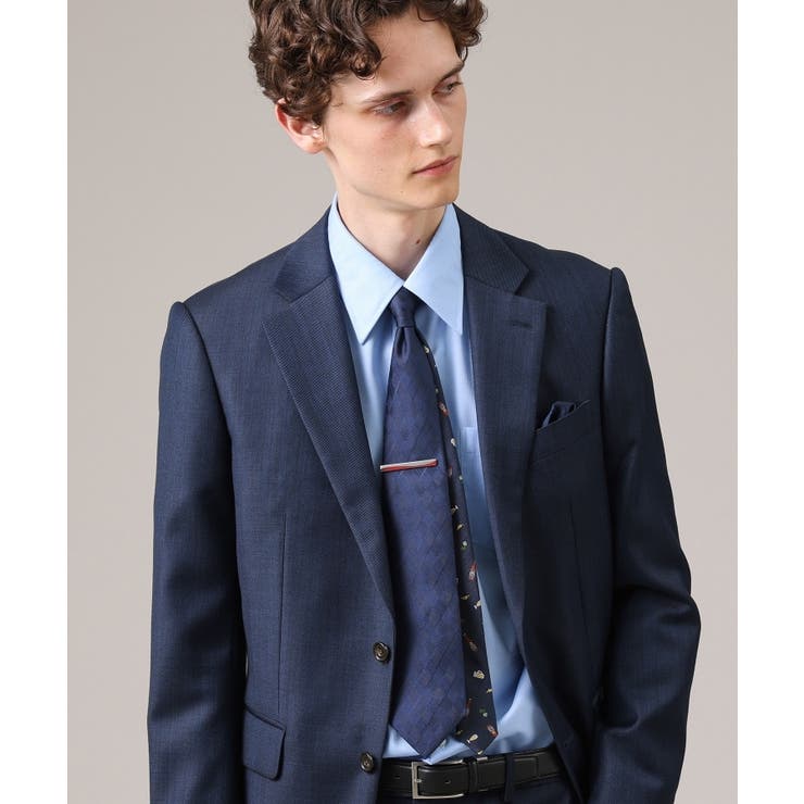 【お酒柄】ブルーネクタイ＆タイバー BOXセット | TAKEO KIKUCHI | 詳細画像43 