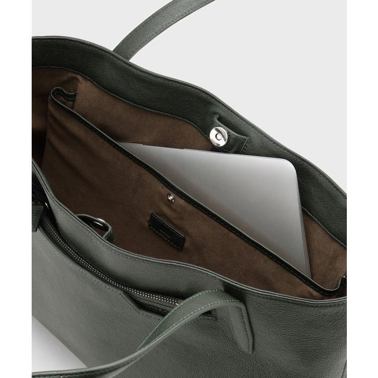 【ポーチ付き】シュリンクレザートートバッグ | TAKEO KIKUCHI | 詳細画像20 