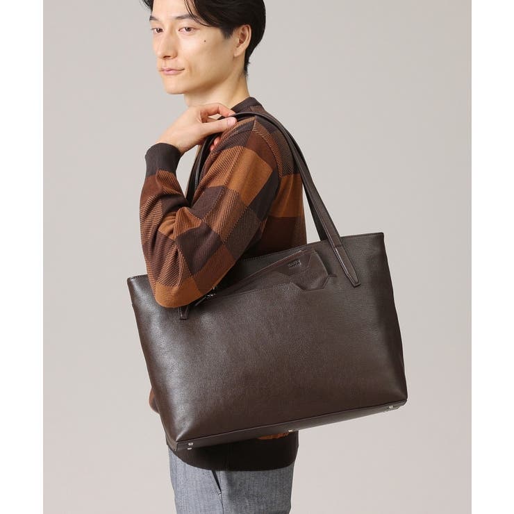 【ポーチ付き】シュリンクレザートートバッグ | TAKEO KIKUCHI | 詳細画像31 