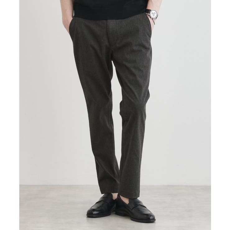 チャコールグレー(014) | 【LIMITED】ワンダーシェイプ 360°ストレッチ テーパードスキニーチノパ… | TAKEO KIKUCHI