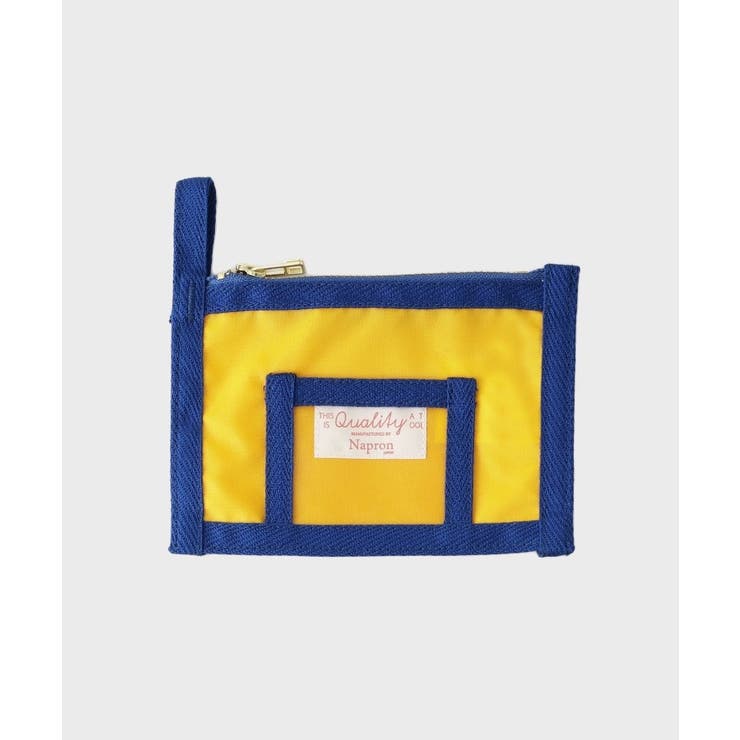 ブルー×イエロー(032) | 【NAPRON】TAB BAG "CARD" | TAKEO KIKUCHI