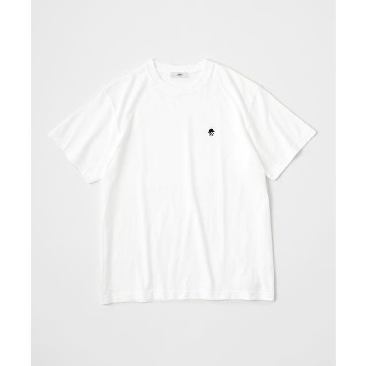 ホワイト(001) | 【LIMITED】ワンポイント刺繍 半袖Tシャツ | TAKEO KIKUCHI