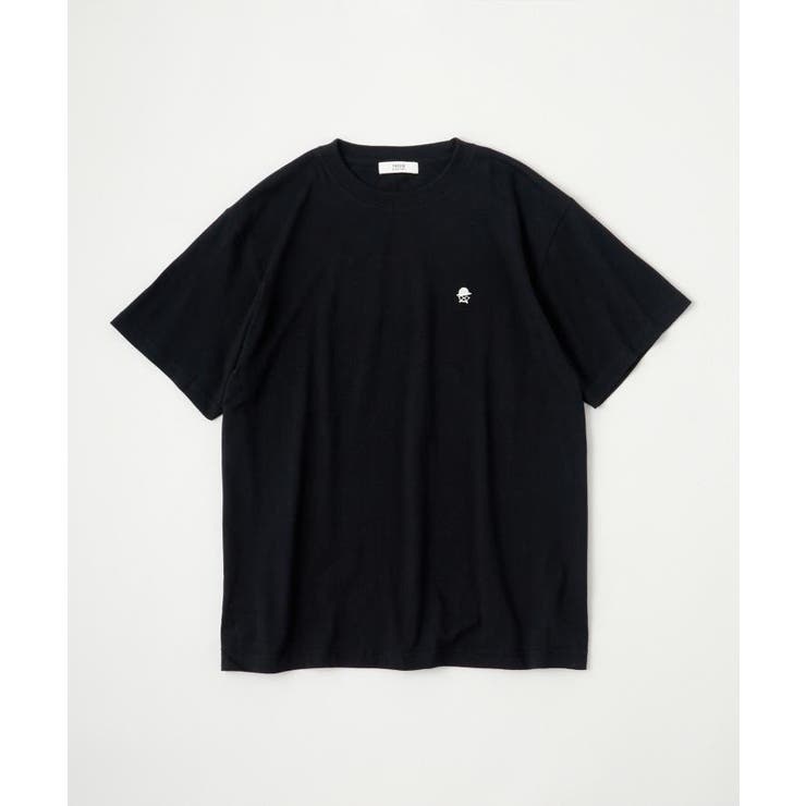 ブラック(019) | 【LIMITED】ワンポイント刺繍 半袖Tシャツ | TAKEO KIKUCHI