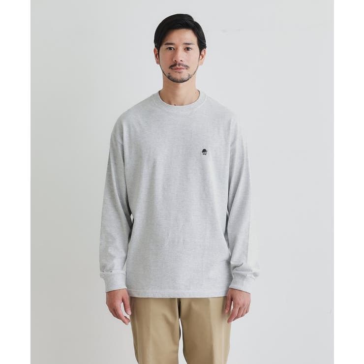 【LIMITED】ワンポイント刺繍 長袖Tシャツ | TAKEO KIKUCHI | 詳細画像2 