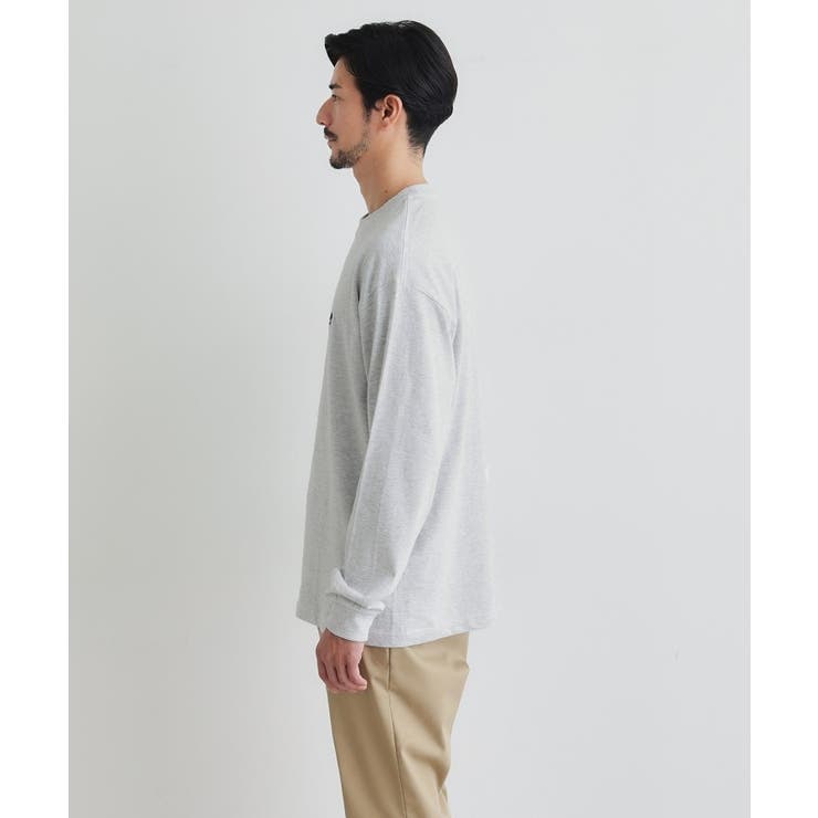 【LIMITED】ワンポイント刺繍 長袖Tシャツ | TAKEO KIKUCHI | 詳細画像3 