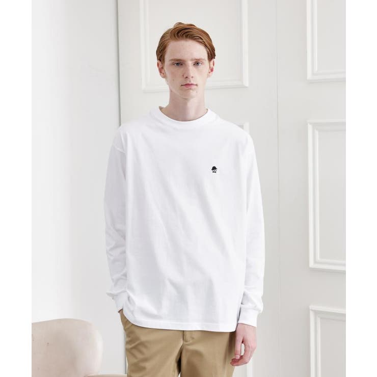 【LIMITED】ワンポイント刺繍 長袖Tシャツ | TAKEO KIKUCHI | 詳細画像12 