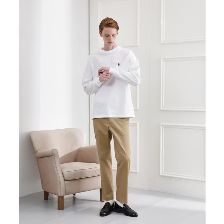 【LIMITED】ワンポイント刺繍 長袖Tシャツ | TAKEO KIKUCHI | 詳細画像14 