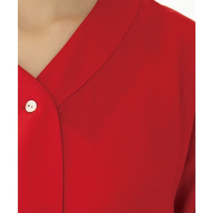 シャーリングフィット&フレアワンピース【洗濯機洗い可】 | OPAQUE.CLIP | 詳細画像36