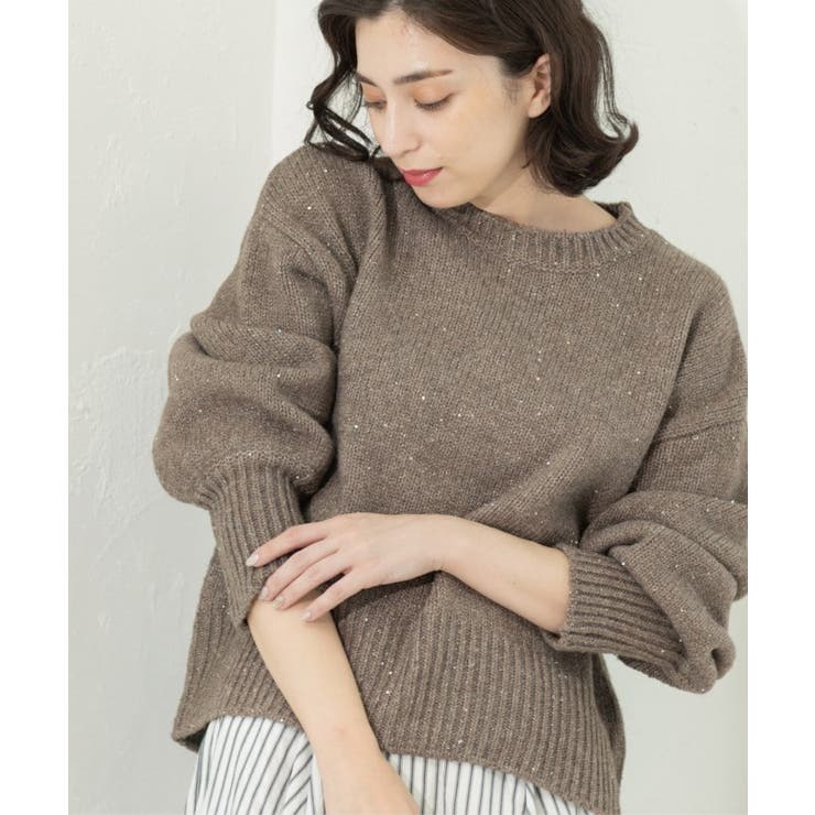 スパンコールラメニット【洗える】 | OPAQUE.CLIP | 詳細画像8 