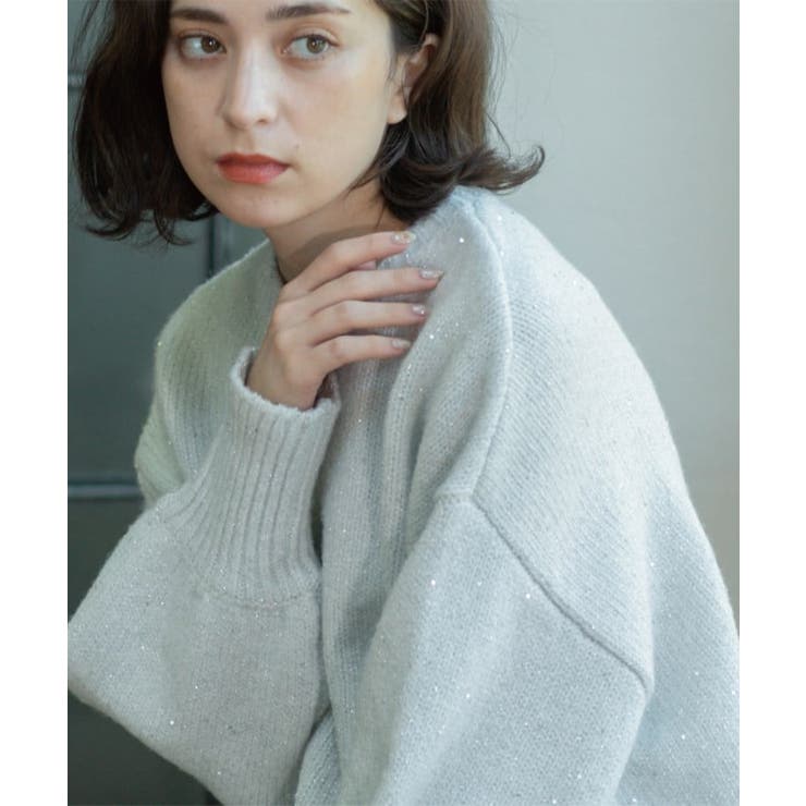 スパンコールラメニット【洗える】 | OPAQUE.CLIP | 詳細画像14 