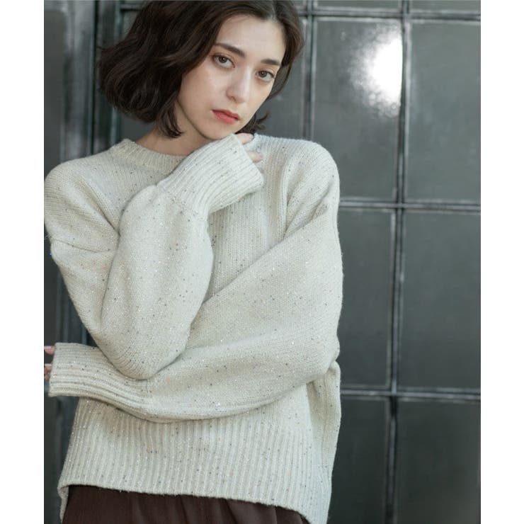 スパンコールラメニット【洗える】 | OPAQUE.CLIP | 詳細画像26 