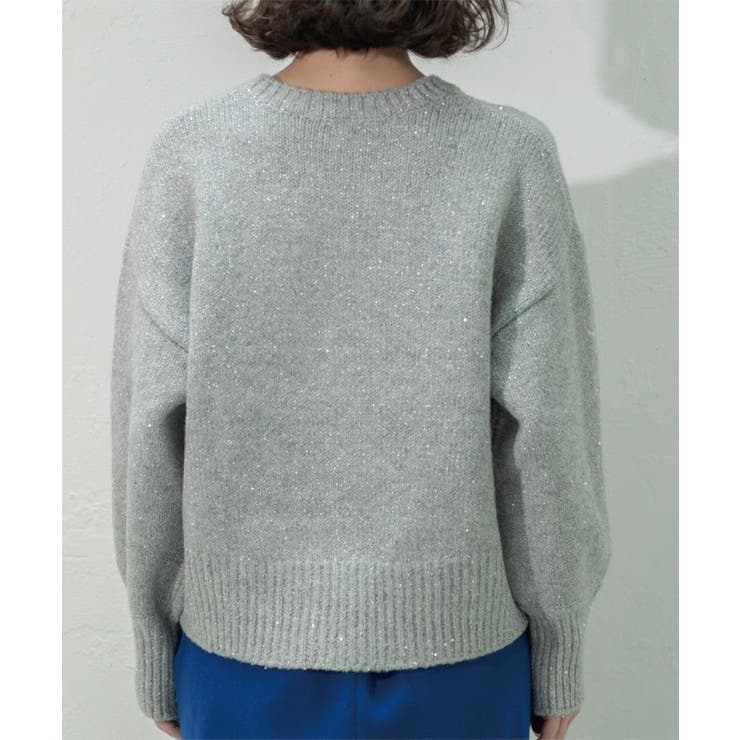 スパンコールラメニット【洗える】 | OPAQUE.CLIP | 詳細画像30 