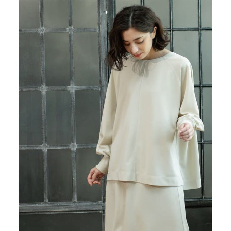 リラクシートップス×フレアスカート/セットアップ対応【洗濯機洗い可】 | OPAQUE.CLIP | 詳細画像18 