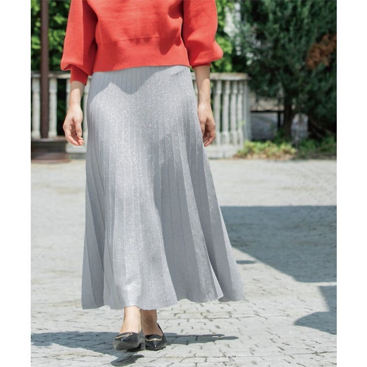 ラメニットプリーツスカート【洗える】 | OPAQUE.CLIP | 詳細画像12 