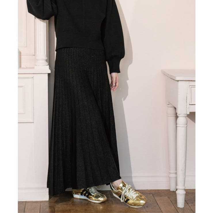 ラメニットプリーツスカート【洗える】 | OPAQUE.CLIP | 詳細画像19 