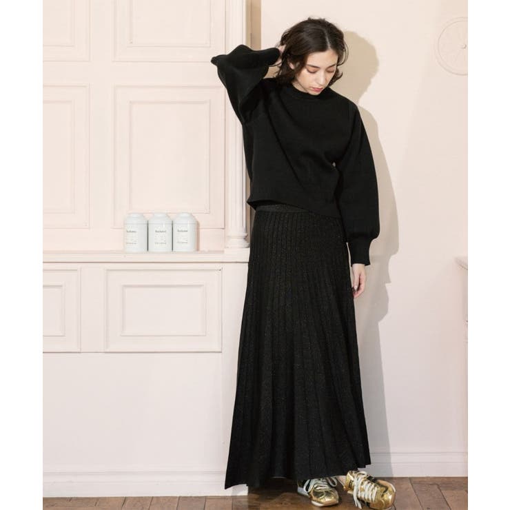 ラメニットプリーツスカート【洗える】 | OPAQUE.CLIP | 詳細画像21 