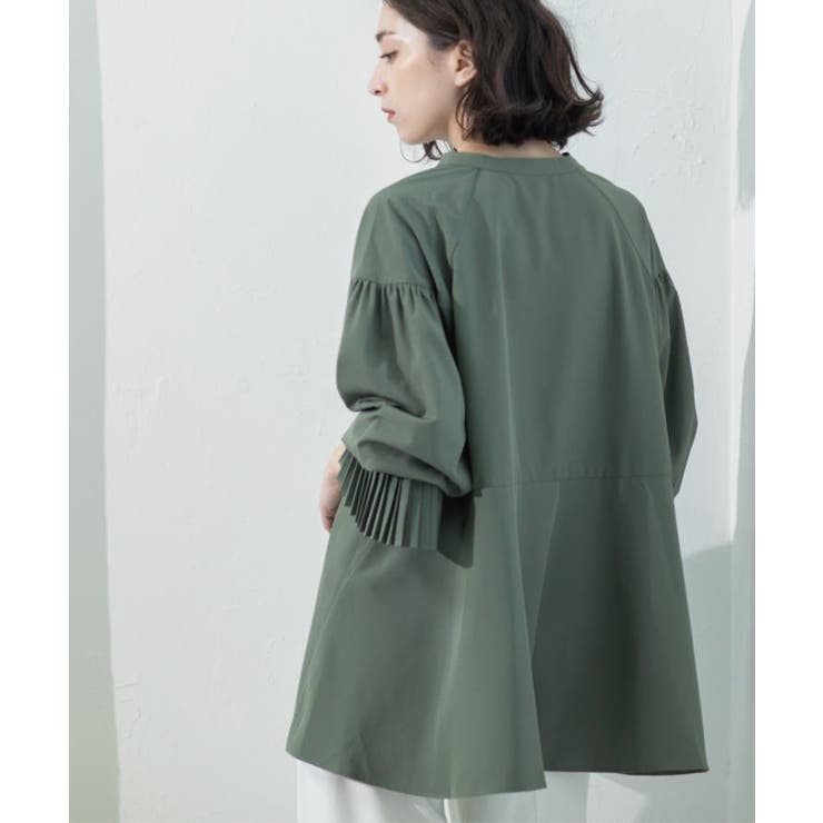 プリーツキャンディスリーブブラウス【洗濯機洗い可】 | OPAQUE.CLIP | 詳細画像34 