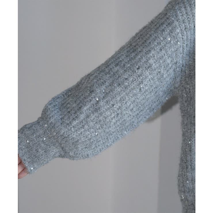 オーバーサイズ スパンコールニット | OPAQUE.CLIP | 詳細画像31 