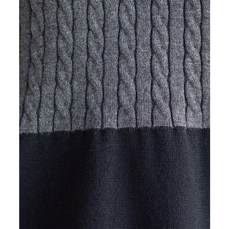 ミニケーブル切替ペプラムニット | OPAQUE.CLIP | 詳細画像26 