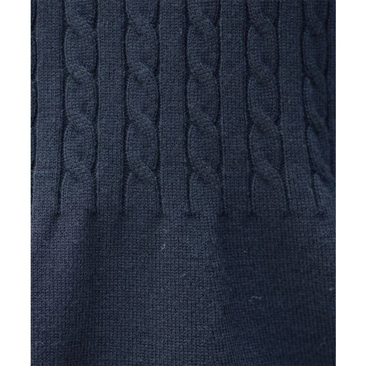 ミニケーブル切替ペプラムニット | OPAQUE.CLIP | 詳細画像27 