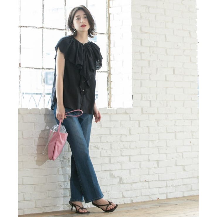 刺繍レースカラーブラウス | OPAQUE.CLIP | 詳細画像10 