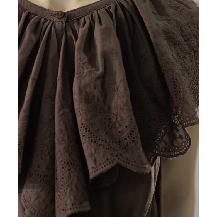 刺繍レースカラーブラウス | OPAQUE.CLIP | 詳細画像38 