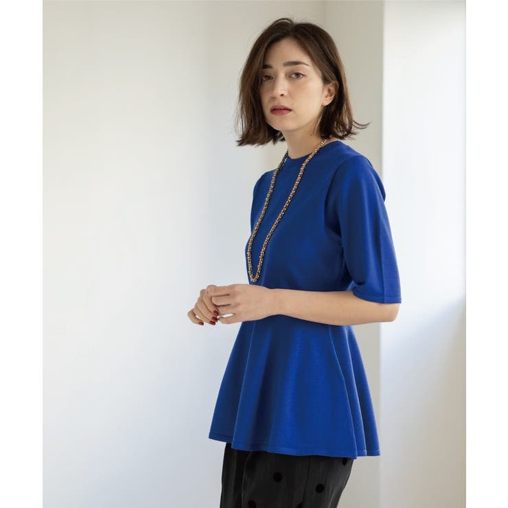 配色ライン ペプラムニット | OPAQUE.CLIP | 詳細画像25 