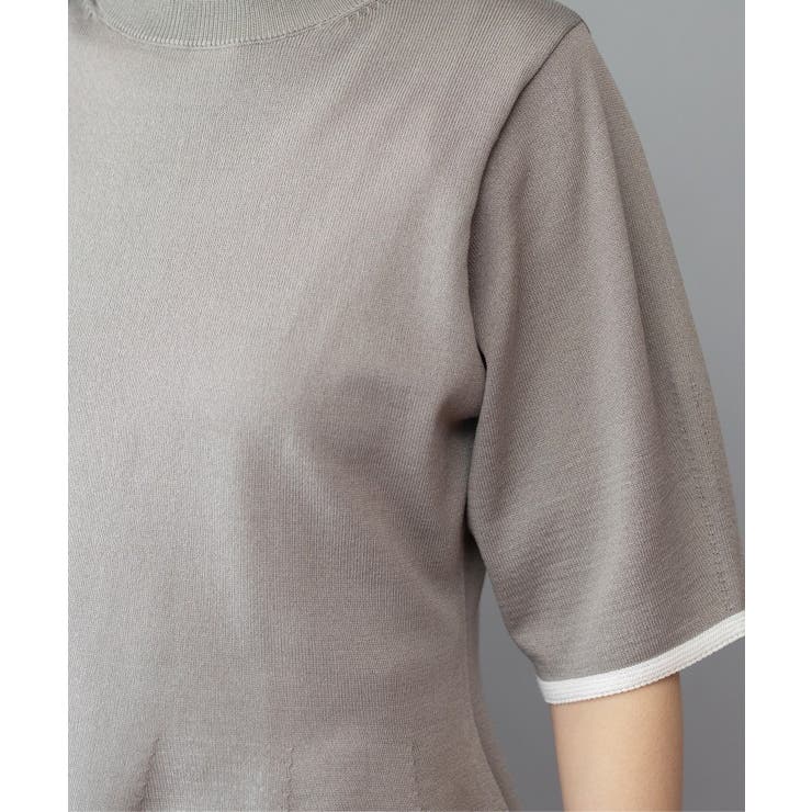 配色ライン ペプラムニット | OPAQUE.CLIP | 詳細画像40 