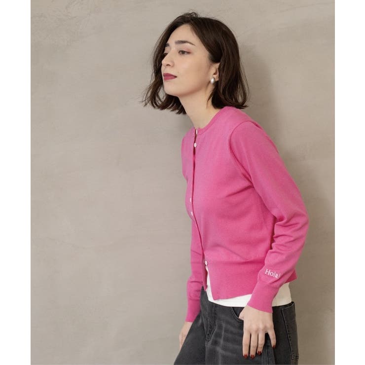 多ボタン 袖口刺繍クルーネックカーディガン | OPAQUE.CLIP | 詳細画像9 