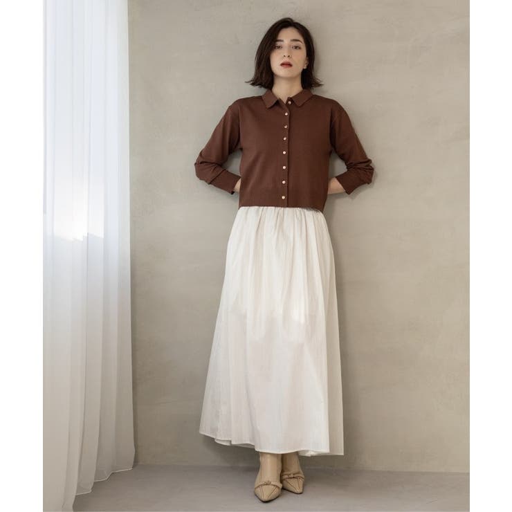 ポロネックカーディガン | OPAQUE.CLIP | 詳細画像17 