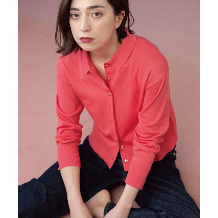 ポロネックカーディガン | OPAQUE.CLIP | 詳細画像19 