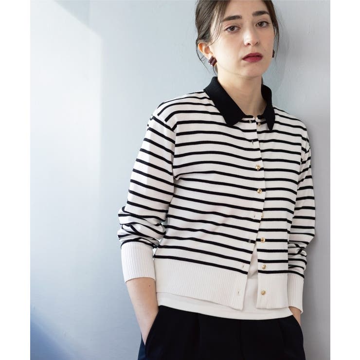 ポロネックカーディガン | OPAQUE.CLIP | 詳細画像25 