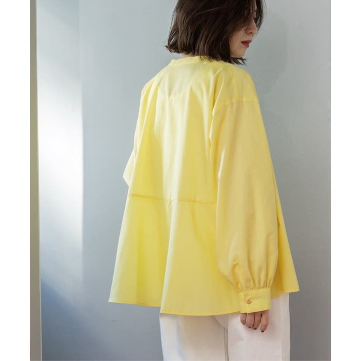 前あき後ろフレアブラウス | OPAQUE.CLIP | 詳細画像4 