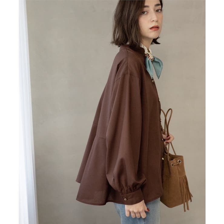 前あき後ろフレアブラウス | OPAQUE.CLIP | 詳細画像5 