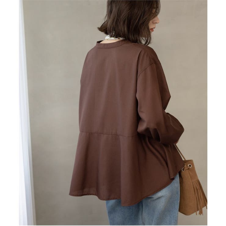 前あき後ろフレアブラウス | OPAQUE.CLIP | 詳細画像7 