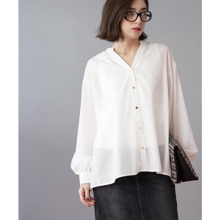 前あき後ろフレアブラウス | OPAQUE.CLIP | 詳細画像21 