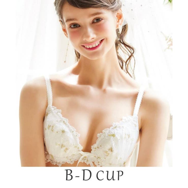 ホワイト(001) | マリベル ブラジャー | Risa Magli