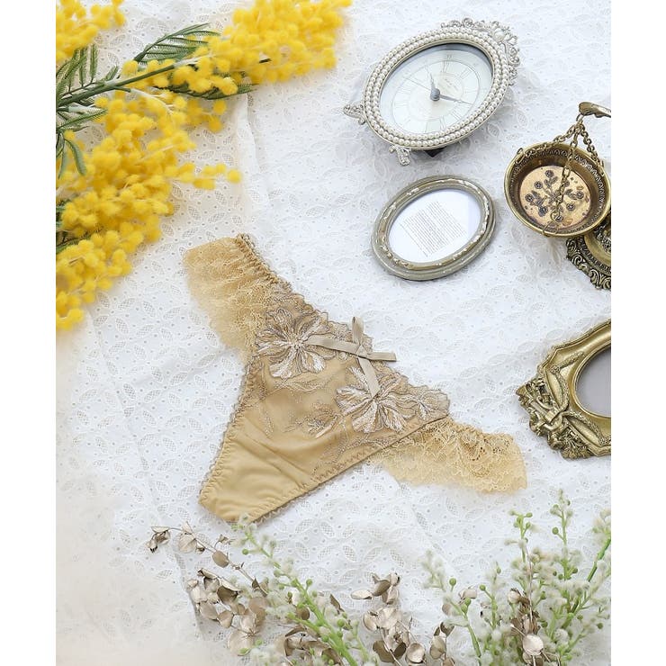 マスタード(033) | シャンタル Tバックショーツ | Risa Magli