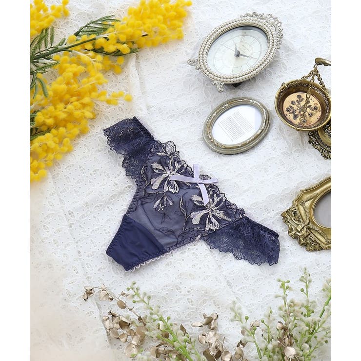 ネイビー(093) | シャンタル Tバックショーツ | Risa Magli