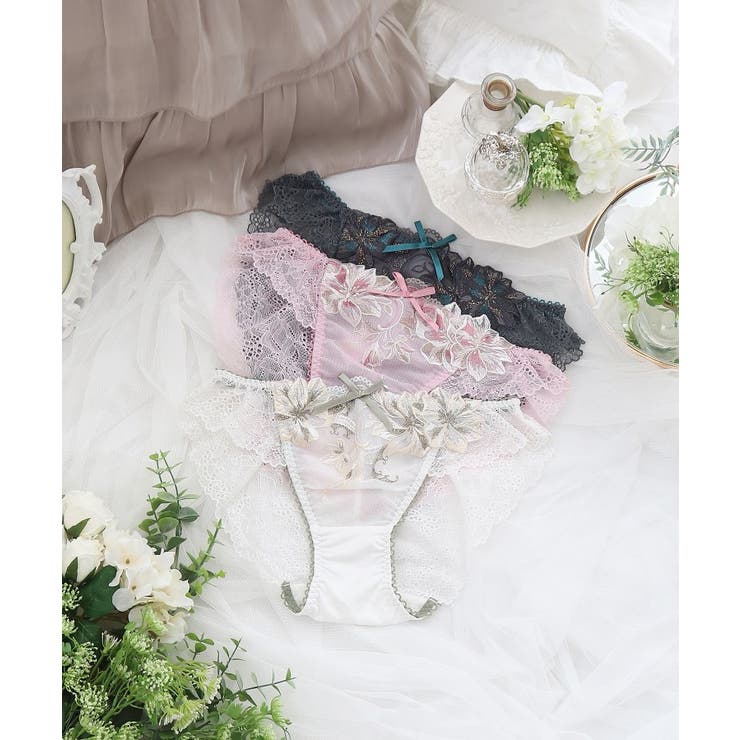 フュシア レースショーツ | Risa Magli | 詳細画像1 