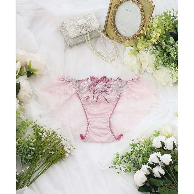 ピンク(070) | フロリアーヌ レースショーツ | Risa Magli