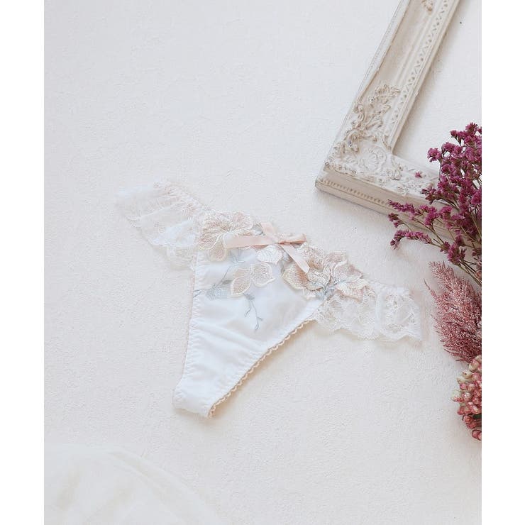 アイボリー(004) | クレモンス Tバックショーツ | Risa Magli