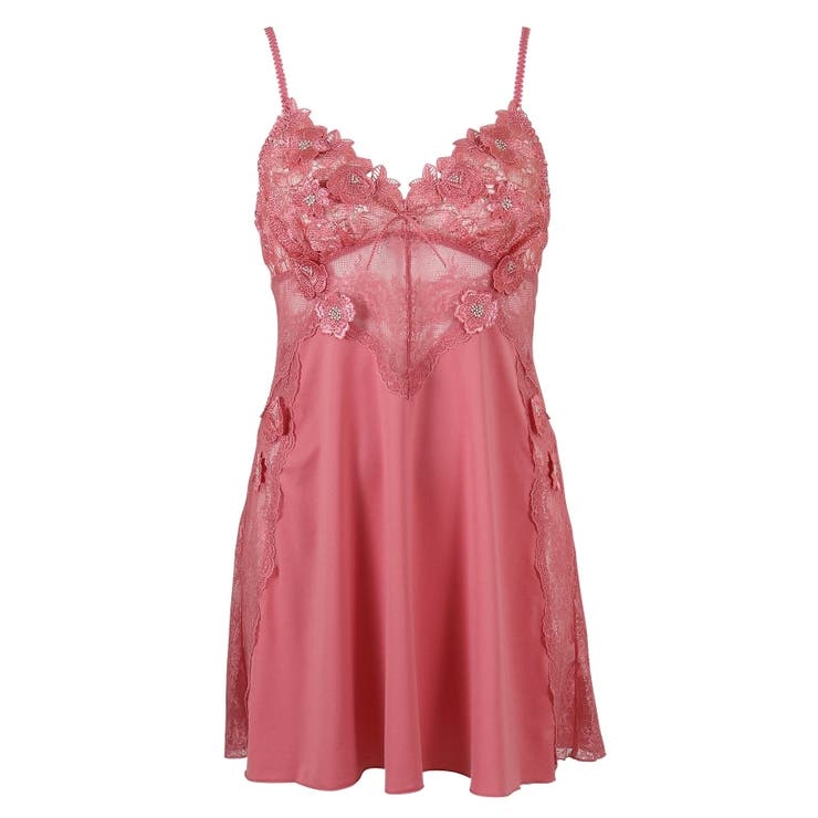 ラペルラキャミソールスリップ