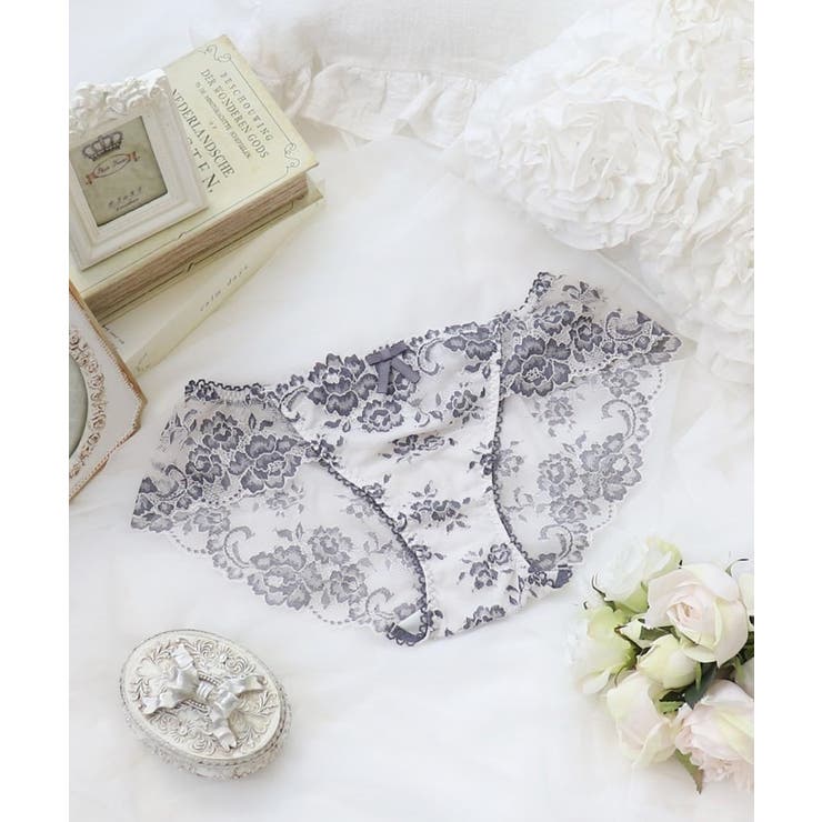 グレー(010) | リディ レースショーツ | Risa Magli