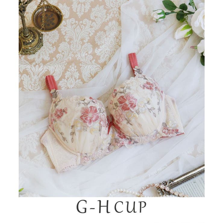 オレンジ(065) | エリオット ブラジャー（G-H）＜D Make Type＞ | Risa Magli