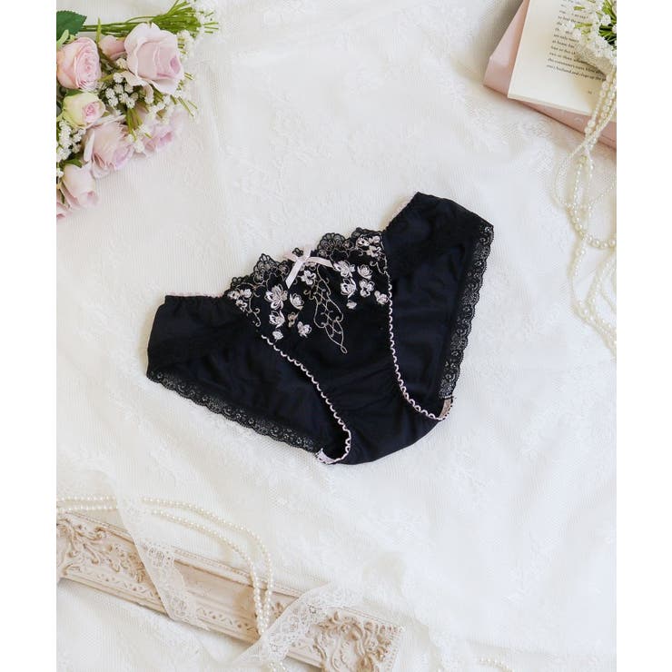 ブラック(019) | カイリー ノーマルショーツ | Risa Magli