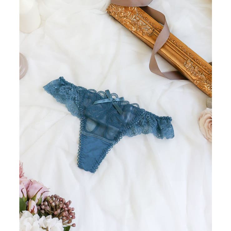 ブルー(092) | レネイ Tバックショーツ | Risa Magli