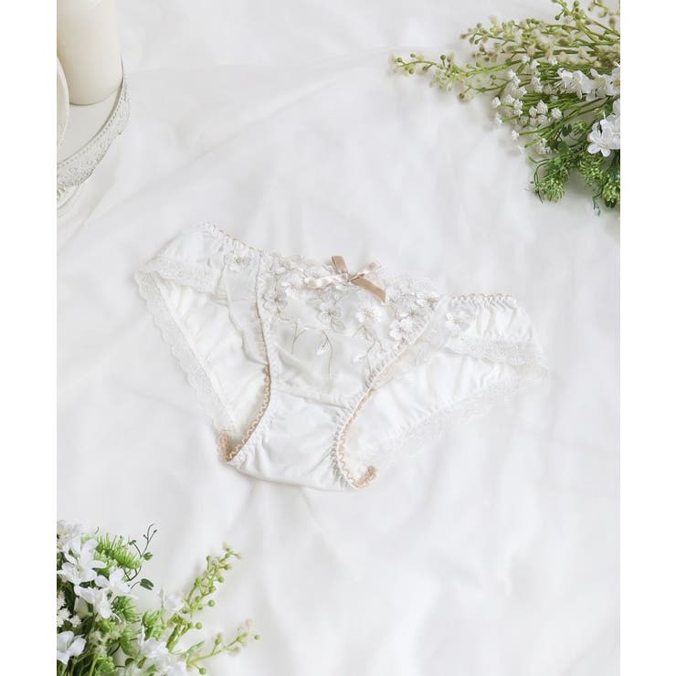 ホワイト(001) | マリーナ ノーマルショーツ | Risa Magli