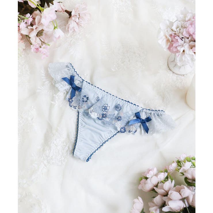 ブルー(092) | アレッタ Tバックショーツ | Risa Magli