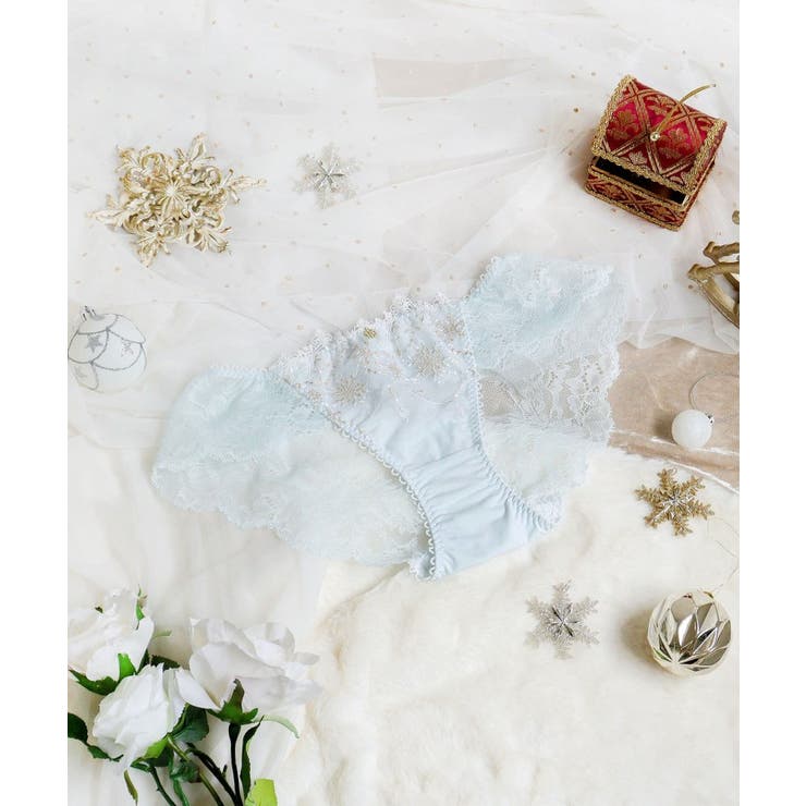 サックスブルー(090) | グレッタ レースショーツ | Risa Magli